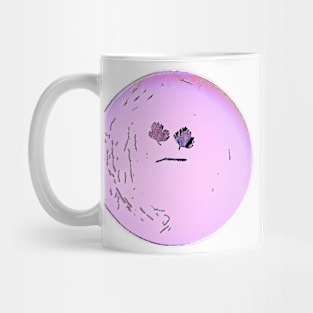 Pink Parsley Moon Face Mug